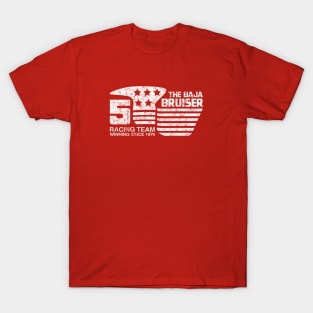 1974 - Baja Bruiser (Original - White on Red - Worn) T-Shirt